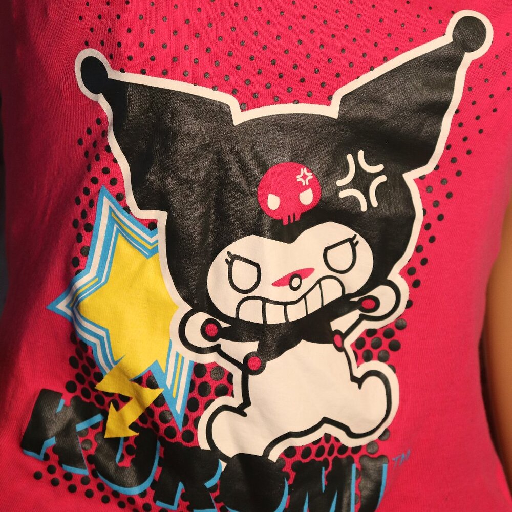 Kuromi Sanrio Sleepwear Workout Tank top shirt Large